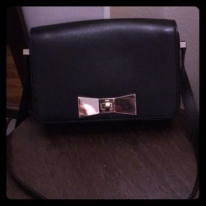 Kate Spade Black Leather Crossbody Bag